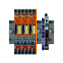 Zestaw do montażu aparatury na szynie DIN: PRĄD 3-fazy prąd 1,2,3 (CT) 3P4W WAGO