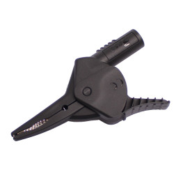 Krokodylek bezp. gn. 4mm KK1A-0032-BK CAT IV 600V, 20A czarny