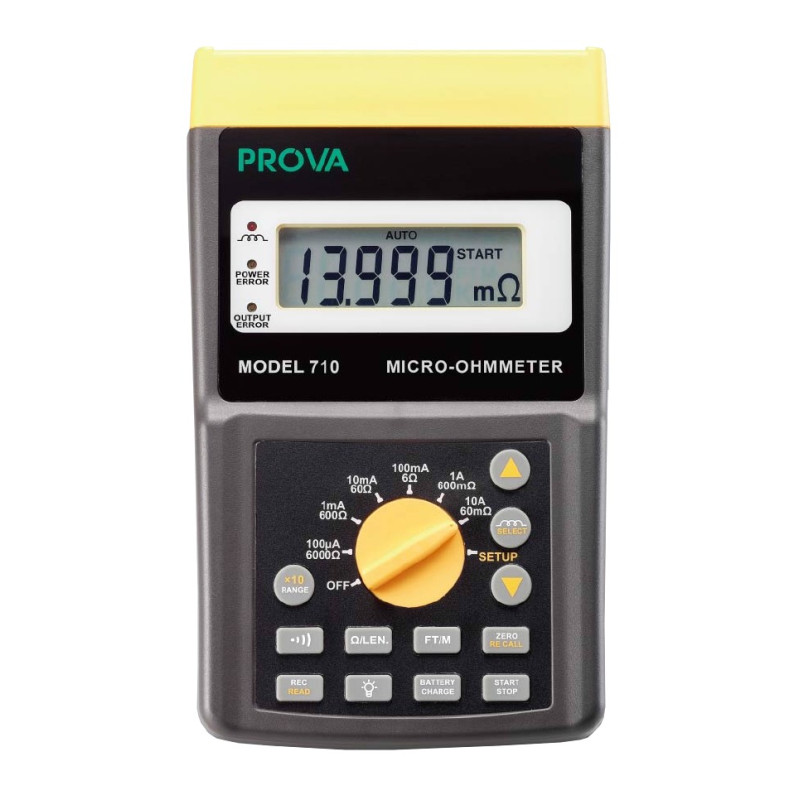 
       PROVA 710 Mikroomomierz 10A  rozdz. 1 uOhm
     