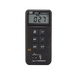 TES1300 Termometr 1 kanał (-50 do 1300°C) typ K z wyj. do rejestratora