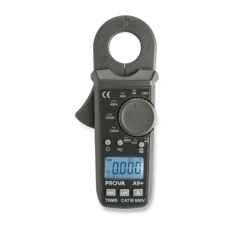 PROVA A9+ Miernik cęgowy EV 0,001A-1000A AC/DC TRMS, INRUSH, NCFM, LPF