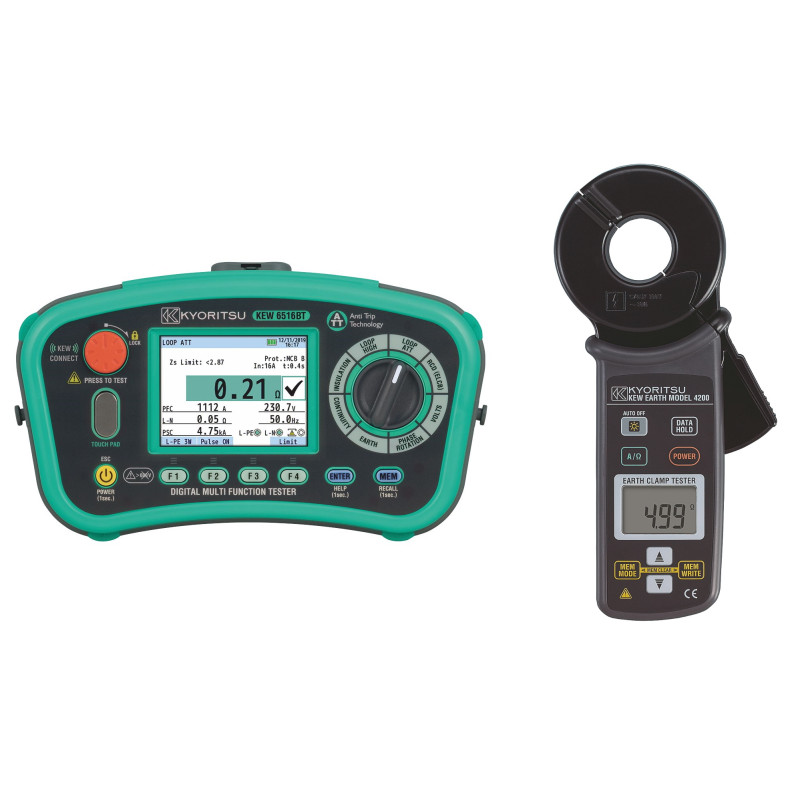 KEW6516-1 Wielofunkcyjny miernik instalacji el. USB + KEW4200