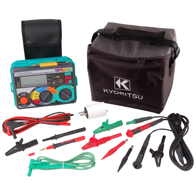KEW6011A Wielofunkcyjny miernik instalacji elektrycznej z pokrowcem 9142