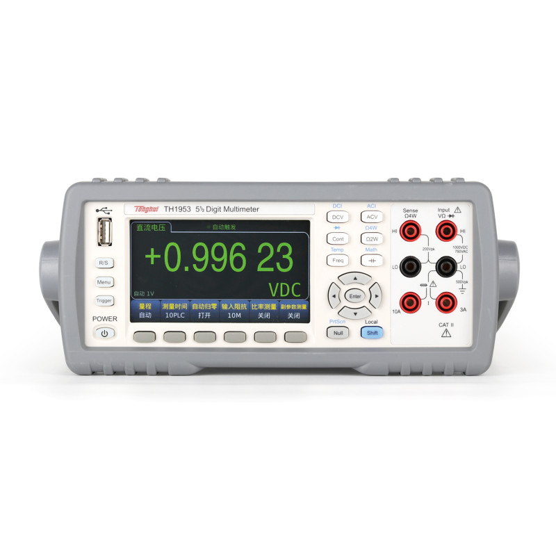 TH1953 Multimetr stacjonarny 5 1/2 cyfry dokł. 0,01% TRMS, RS232C, USB
