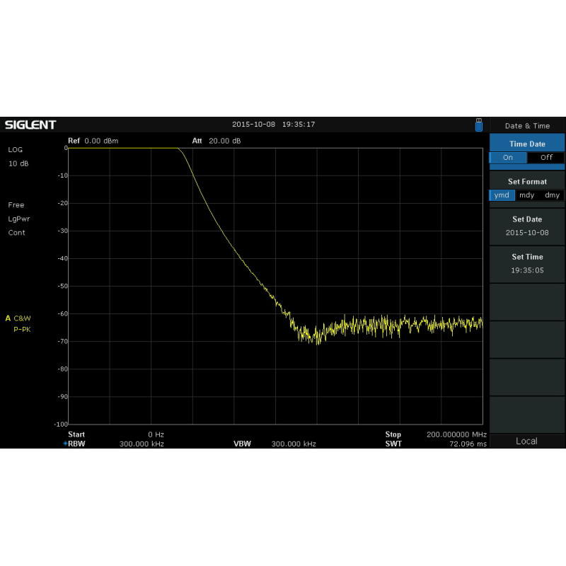 SSA-3000X PLUS-TG generator śledzenia 100kHz - 2.1/3.2GHz (oprogramowanie)