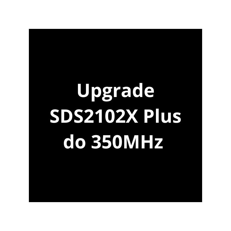 SDS-2000XP-2BW03 upgrade SDS2102X Plus do 350MHz (oprogramowanie)