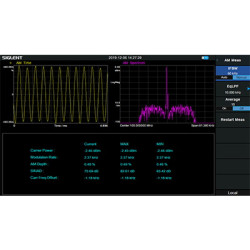 SSA-3000XR-AMA funkcja analizy modulacji analogowej, w tym AM, FM (oprogramowanie)