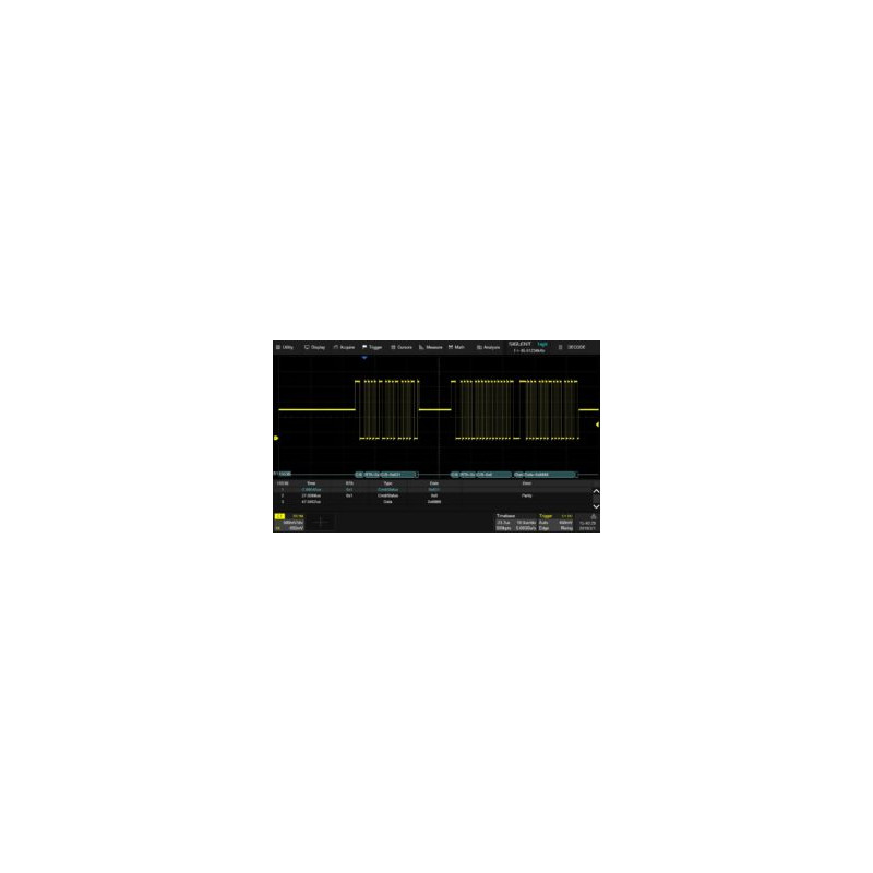 SDS-2000HD-1553B wyzwalanie i dekodowanie MIL-STD-1553B (oprogramowanie)