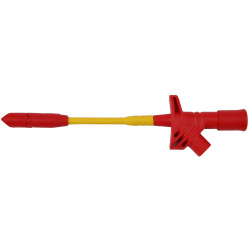 Chwytak z igłą gn. 4mm KLEPS 2700-R 60V / 30V~, 10A czerwony