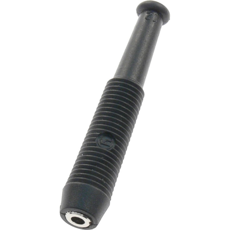 Gniazdo 2mm na przewód MKU 1-BK  6A, czarne