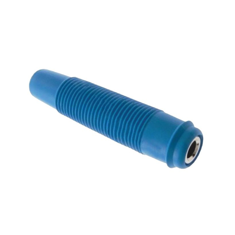 Gniazdo 4mm na przewód KUN 30-BU, 60V/30V~, 16A, niebieskie