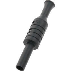 Gniazdo bezp. 4mm na przewód 1063-BK 24A CAT III 1000V czarny