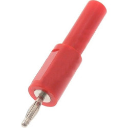 Adapter ADA204-SW-R gn. bezp. 4mm / wt. 2mm czerwony
