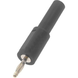 Adapter ADA204-BK gn. bezp. 4mm / wt. 2mm czarny