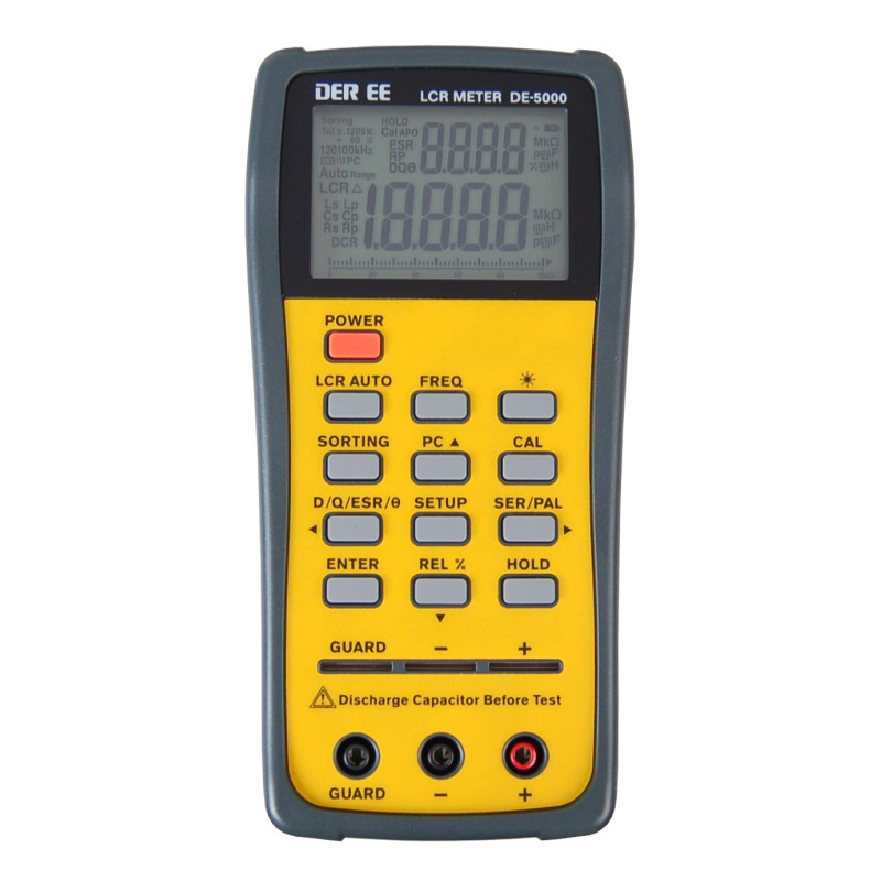 DE5000U Precyzyjny mostek RLC (LCR) DCR,Q,D, USB
