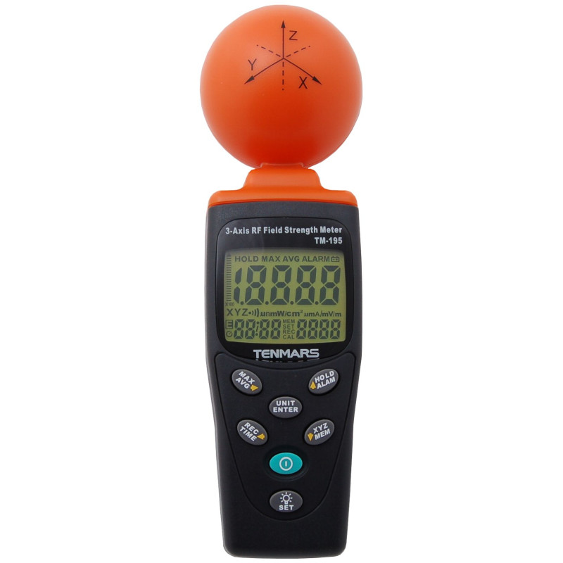 TM195 Miernik pola elektromagnetycznego 3 osiowy 3.5GHz TENMARS