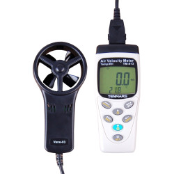 
       TM413 Anemometr, przepływ,temp,wilgotność TENMARS
     