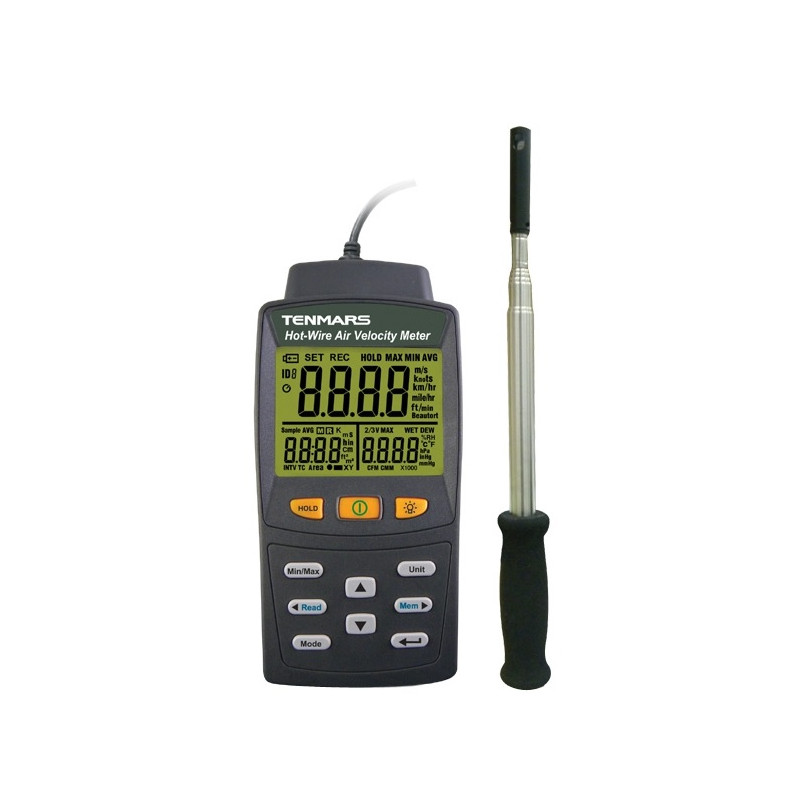 TM4002 Anemometr HOT-WIRE, temp. TENMARS