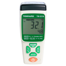TM321N Termometr 2 kanały (-200 do 1372°C) typ K TENMARS