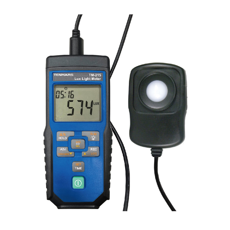 TM215 Luksomierz 0,1~400 000 lx DIN 5032-7 logger USB TENMARS + świadectwo wzorcowania