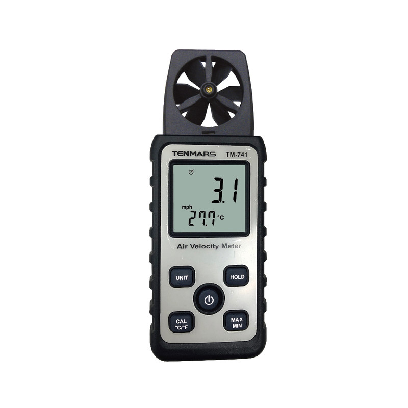 
       TM741 Anemometr , temp TENMARS
     