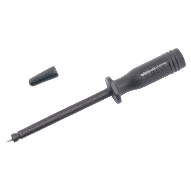 Sonda pomiarowa 2mm , gniazdo 4mm S164-BK, CAT III 1000V, 10A czarny
