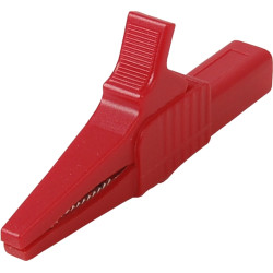 Krokodylek bezp. gn. 4mm KK262-R CAT II 1000V 19A czerwony