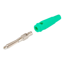 Wtyk banan 4mm WB413-GN 50V/30V~ 32A zielony