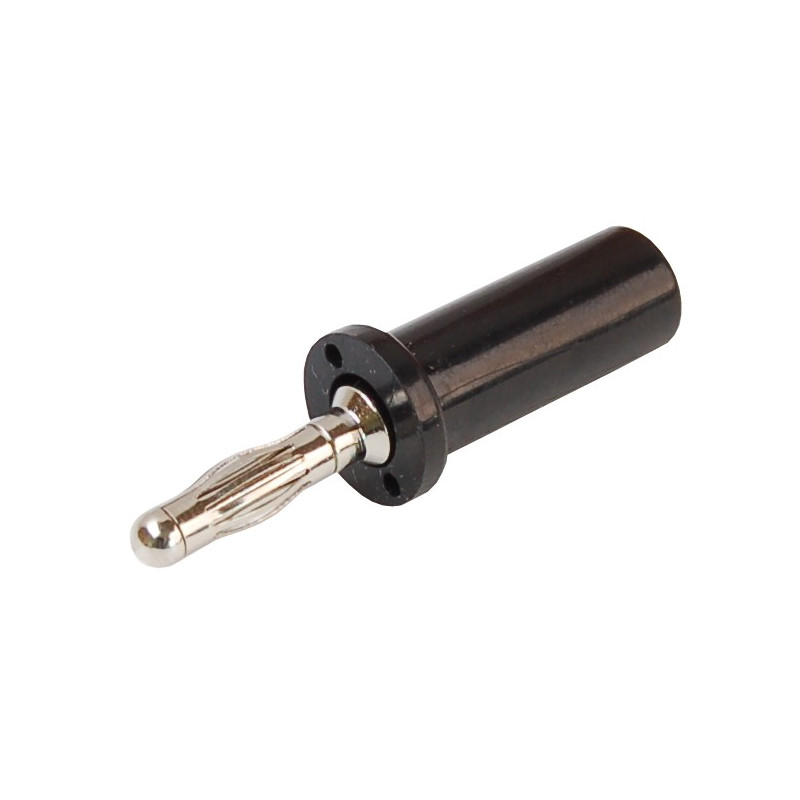 Wtyk banan 4mm WB420-BK 50V/30V~ 24A czarny