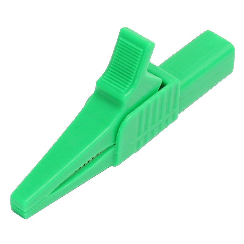 Krokodylek bezp. gn. 4mm KK262-GN CAT II 1000V 19A zielony