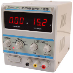 Zasilacz serwisowy 1502D DC 15V/2A LED PowerLab