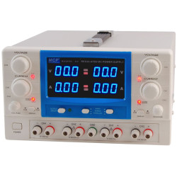 Zasilacz lab QP305E DC 2x30V/5A 6,5V/3A 15V/1A do pracy ciągłej MCP