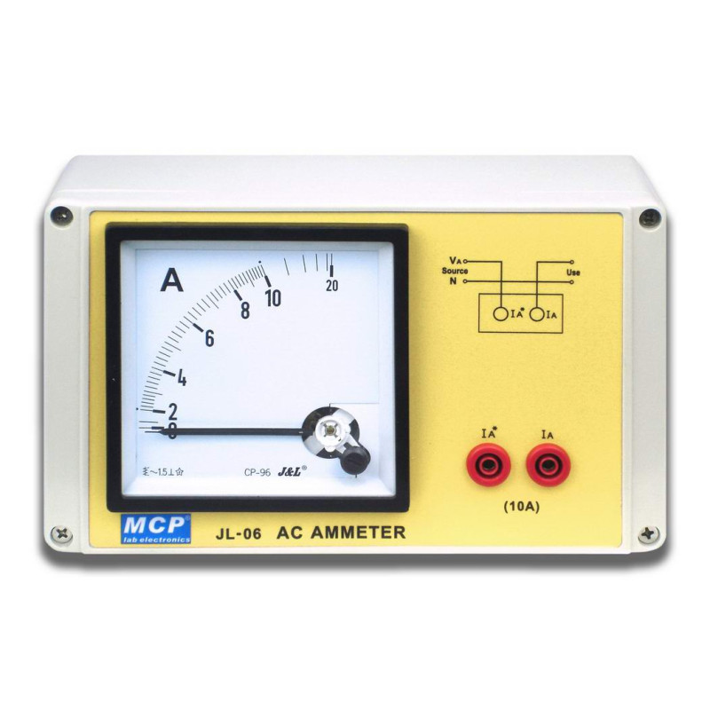 JL06 Amperomierz AC 0-10A szkolny elektromagnetyczny