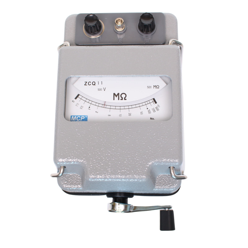 
       ZCQ11 Induktorowy miernik rezystancji izolacji 500V maks. 1mA 0~500MOhm MCP
     