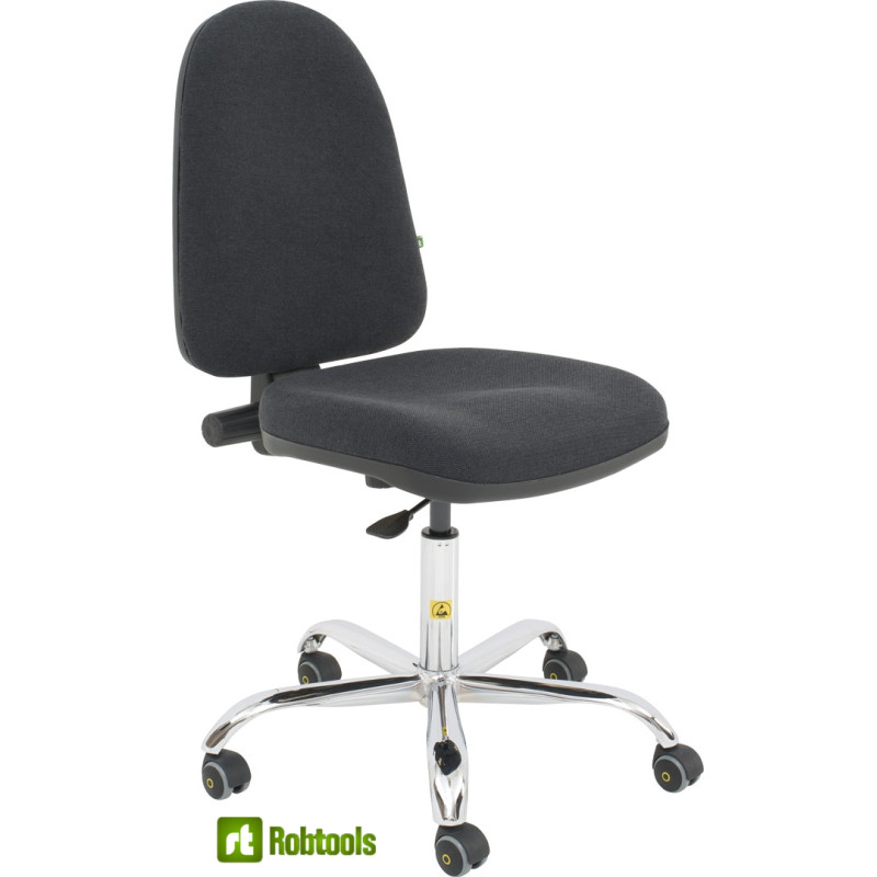 
       RS-K1ESD Krzesło ESD Basic, regulacja wysokości siedziska 480-610 mm, tkanina standardowa
     