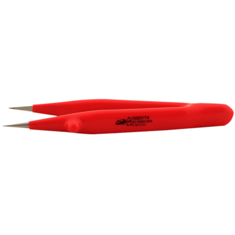 OPT PI130 Pinceta izolowana 1000V ostra 130mm VDE