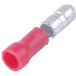 KMOR4 Konektor okrągły  izol. męski 4mm 100szt