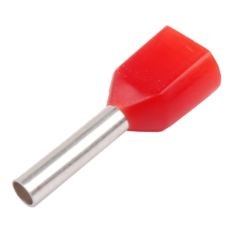KR010010x2 R Tulejka izolow. 2x 1,0mm2x10   100szt