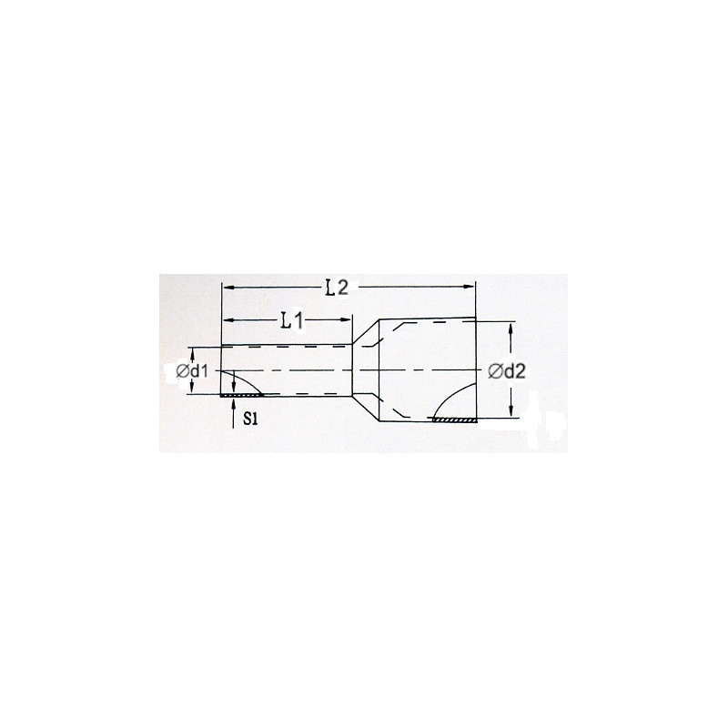 KR950025 R Tulejka izolow. 95,0mm2x25   50szt
