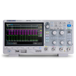 SDS1104X-U oscyloskop 100MHz, 4kan, 1GSa/s, 14Mpkt, SPO