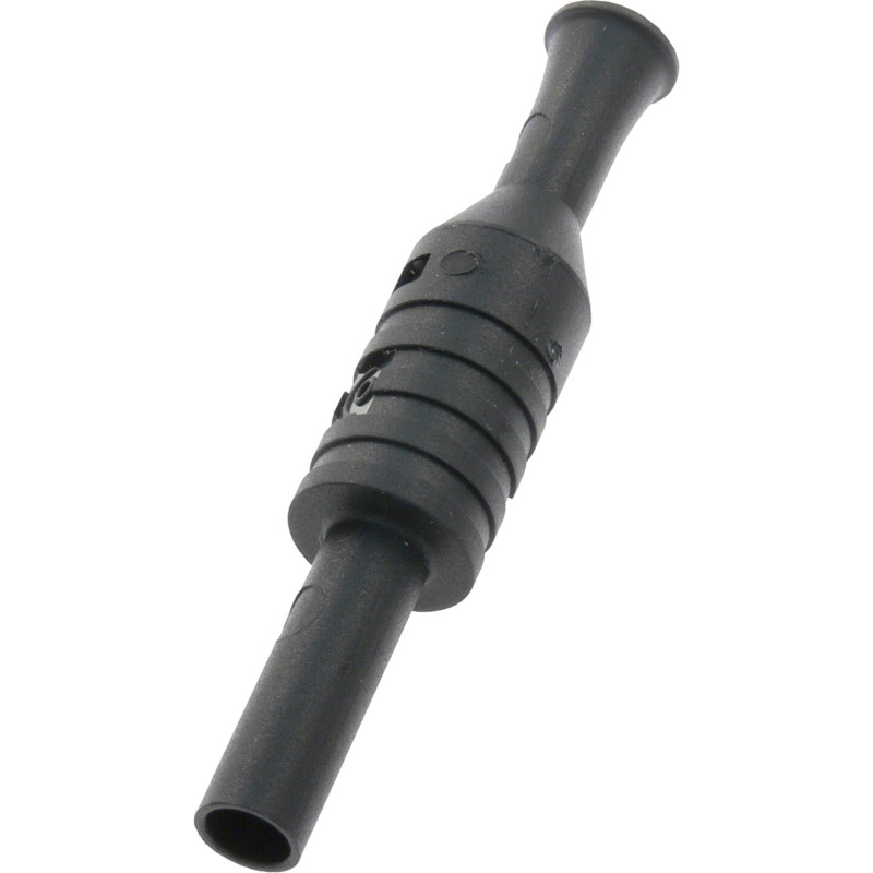 Gniazdo bezp. 4mm na przewód 1063-BK 24A CAT III 1000V czarny