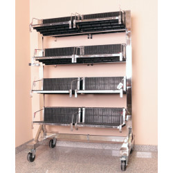 SL-605 Wózek transp. ESD do zaw. racków 1050x540x1400