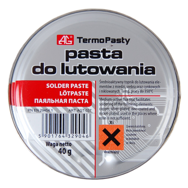 Pasta lutownicza AGT-037 40g