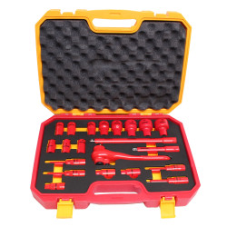 OPT ZKNI-4 Zestaw kluczy nasadowych izolowanych 1/2" 10-32 imbusów 4-8 1000V