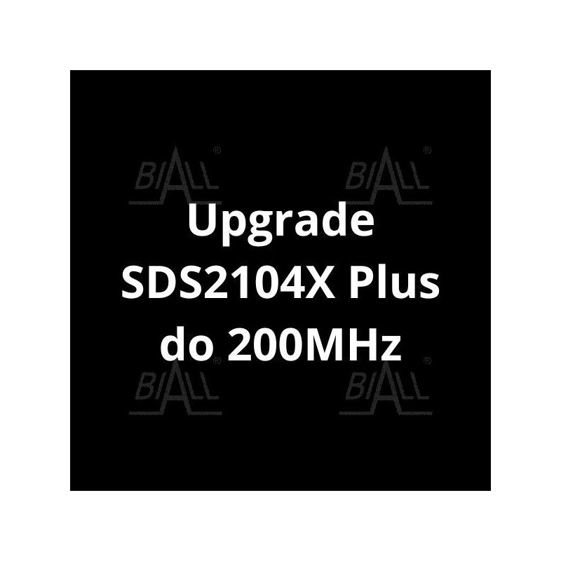 SDS-2000XP-4BW02 upgrade SDS2104X Plus do 200MHz (oprogramowanie)