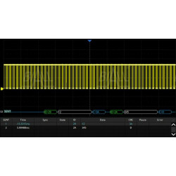 SDS-5000X-SENT szeregowe wyzwalanie i dekodowanie (oprogramowanie)