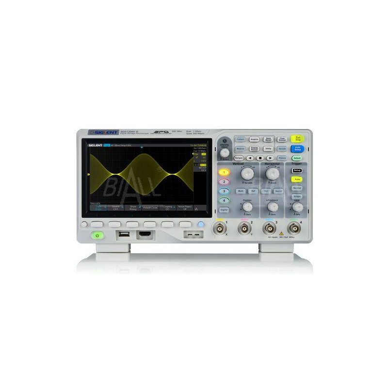 SDS1204X-E oscyloskop 200MHz/4kan, 1GSa/s, 14Mpt, 100,000 wfm/s,  SPO