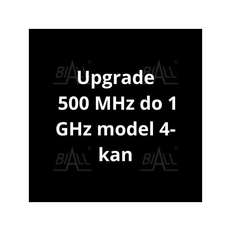 SDS-5000X-4BW10 aktualizacja 500 MHz do 1 GHz model 4-kan (oprogramowanie)