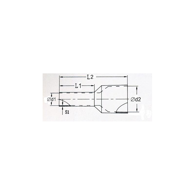 KR100018  Tulejka izolow. 10,0mm2x18      100szt