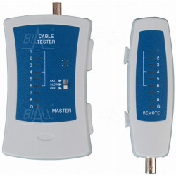 Tester kabli sieci LAN RJ45/BNC